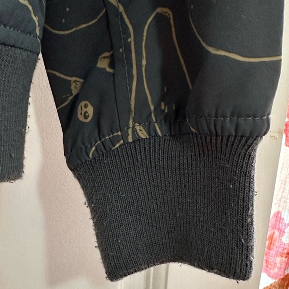 {Indikidual} Banana Print Patch Bomber Jacket ๐ - Size 7-9Y - Picture 8 of 16